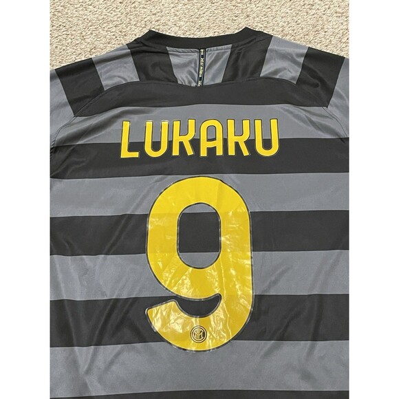 Inter Milan Romelu Lukaku Men's Large Football Soccer Jersey - Picture 3 of 5